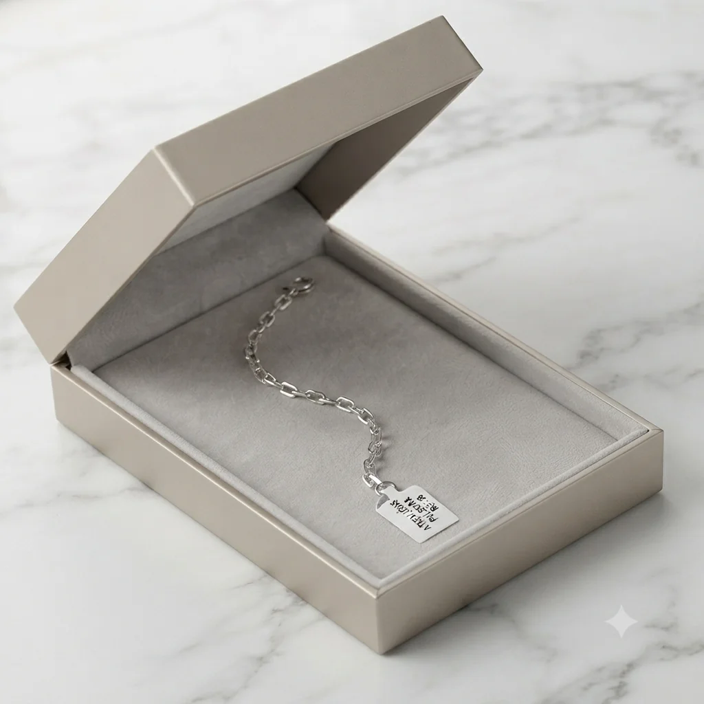 Pulseira Elo Cartier em Prata
